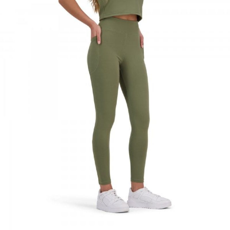 CANTERBURY WOMENS CONVEX TIGHT DEEP LICHEN GREEN