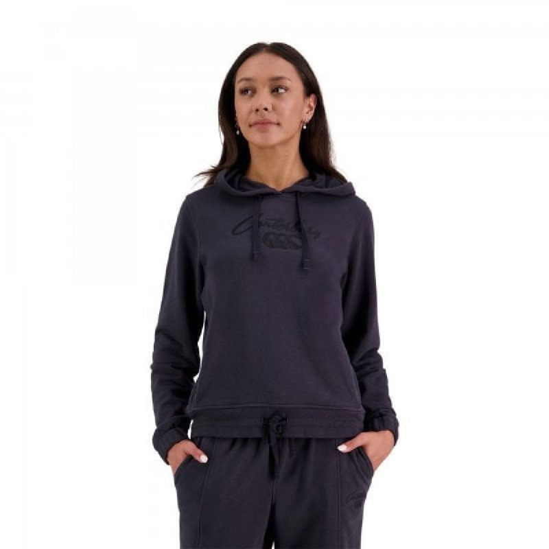 Canterbury womens scene set shadow hoodie navy