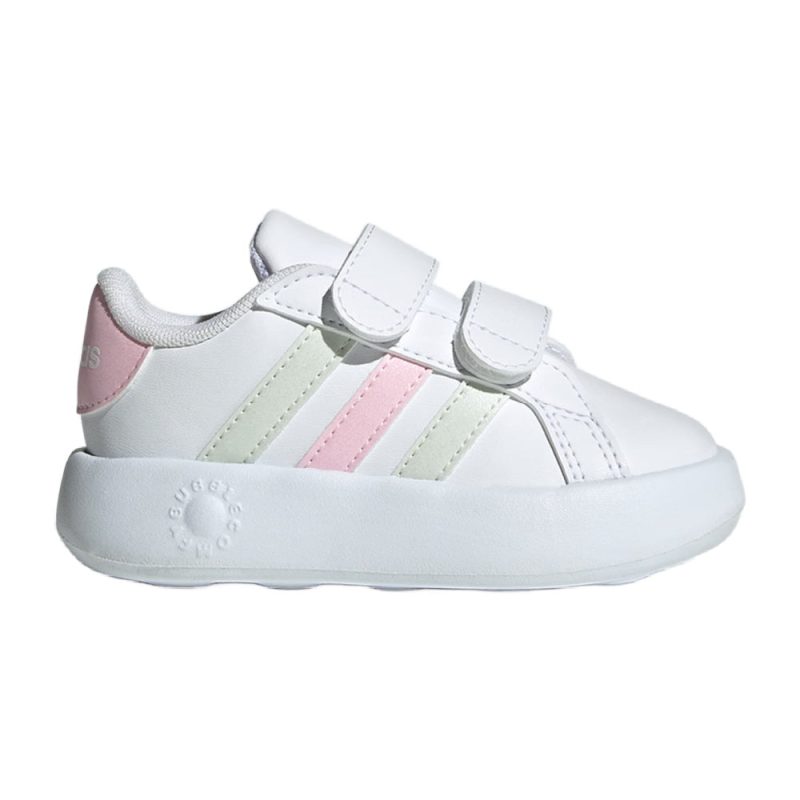 adidas infants grant court 2 IH4884 platinum sports 5